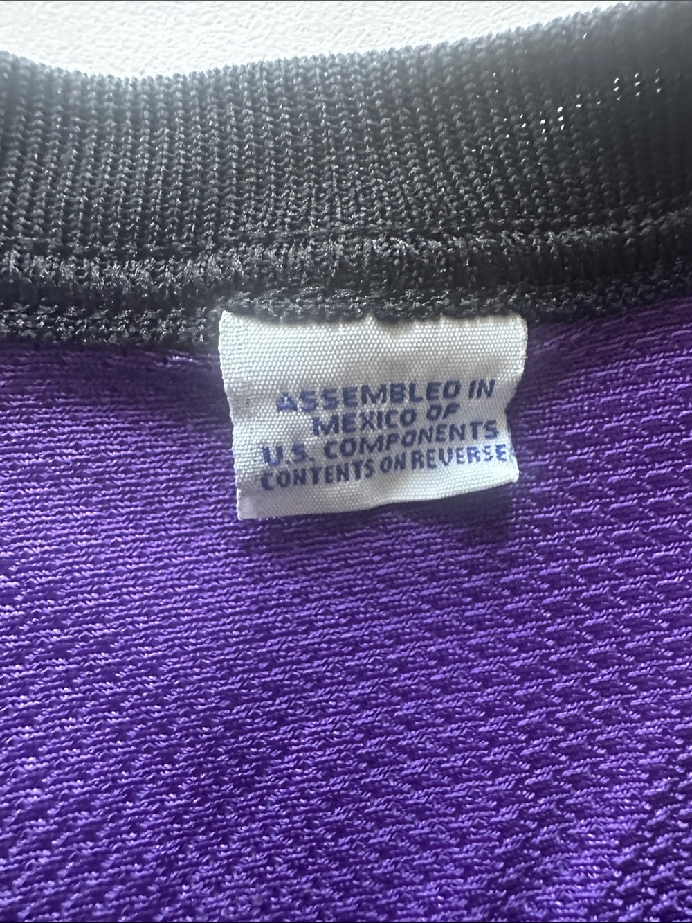 Z—Champion Purple Mesh Basketball Jersey with Red Accent - Picture 3 of 16